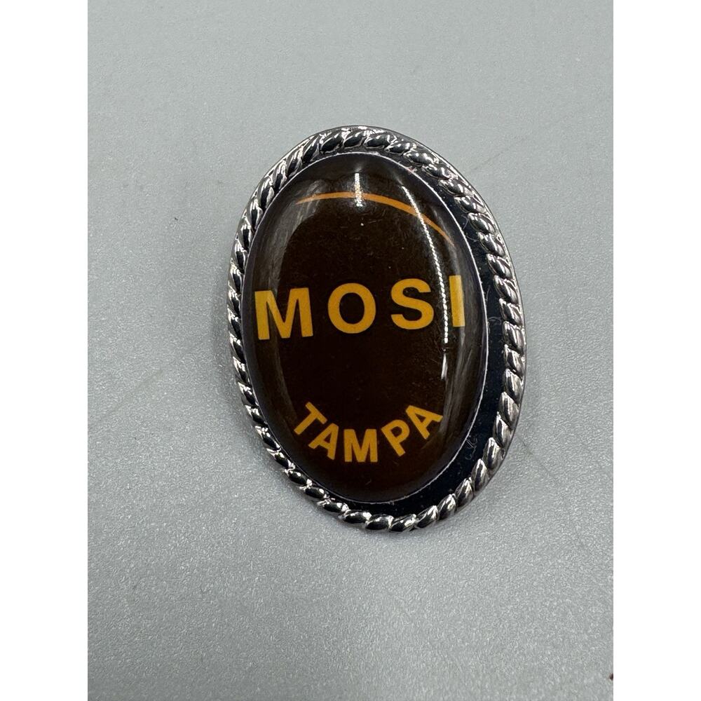 Vintage MOSI Tampa Oval Shaped Lapel Pin
